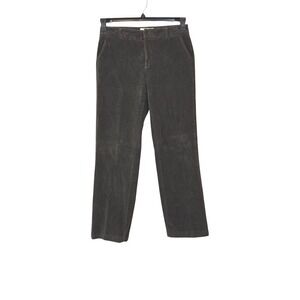 Sunset Cove Womens Brown‎ Corduroy Straight Leg Office Trouser Pants 8 Vintage